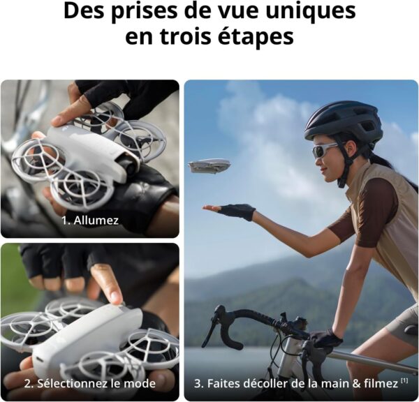 Drone ultra-compact - DJI - Neo Fly More Combo - 135g, accessoires inclus, capture cinématographique – Image 9