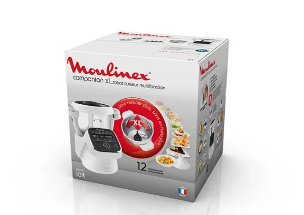 Robot Cuiseur Multifonction - MOULINEX - Companion XL - 12 Programmes Auto - Cuisson Vapeur – Image 2