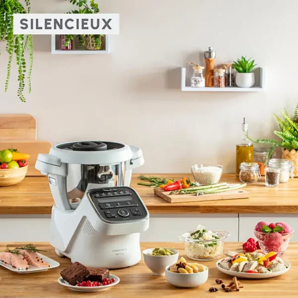 Robot Cuiseur Multifonction - MOULINEX - Companion XL - 12 Programmes Auto - Cuisson Vapeur – Image 7