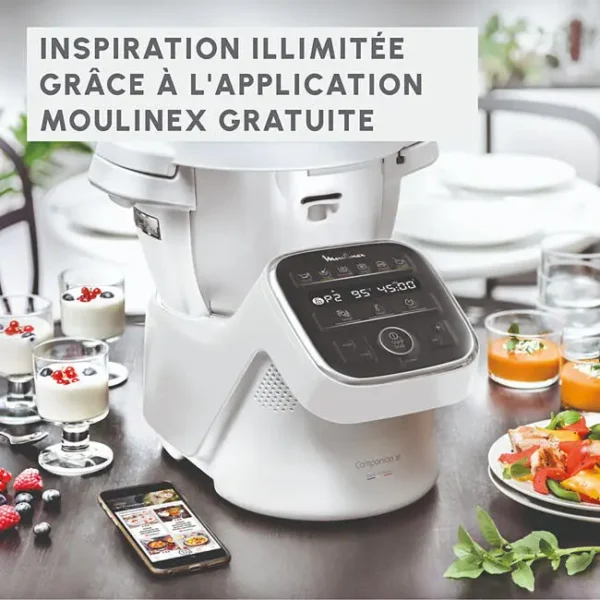 Robot Cuiseur Multifonction - MOULINEX - Companion XL - 12 Programmes Auto - Cuisson Vapeur – Image 5