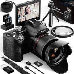 Appareil photo numérique - Non spécifié - 5K - 64mp - Zoom 16x - Écran 3,0 pouces 180°