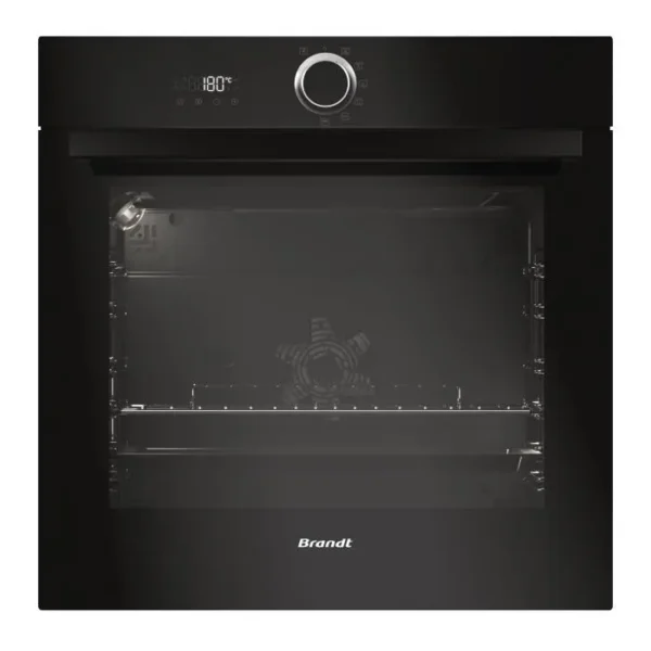 Four électrique encastrable - Pyrolyse - Chaleur tournante pulsée - BRANDT BXP5560B - Noir - 73L - A+ – Image 3