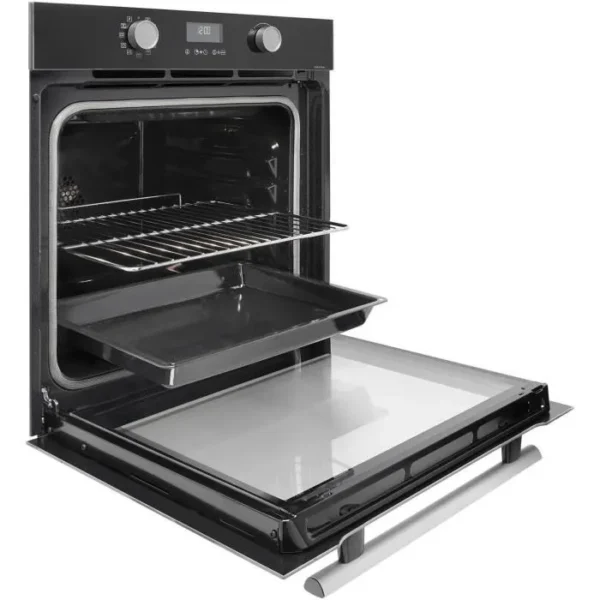 Four encastrable pyrolyse BRANDT BXP5559B - Noir - Multifonction - Porte froide - 67l - Fonctions vapeur – Image 5