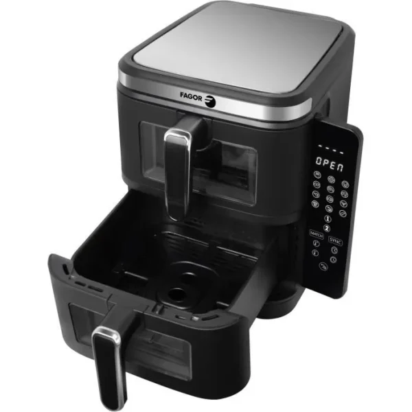 Friteuse sans huile FAGOR - Airfryer FGD11 - Capacité 11L - Double cuves 5,5 L - 12 programmes de cuisson - 2800W – Image 4