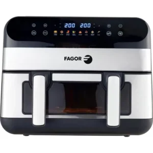 Friteuse sans huile FAGOR - Airfryer FG2X4L - Capacité 8L - Double cuves 4L - 8 programmes de cuisson - 2200W