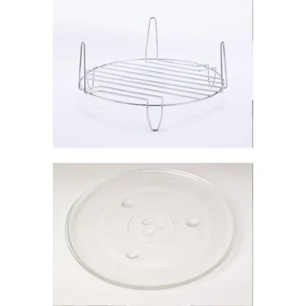 Micro ondes combiné encastrable CONTINENTAL EDISON CEMOC34IXE L59,5 x H46 x P46,8 cm Inox 34L – Image 4