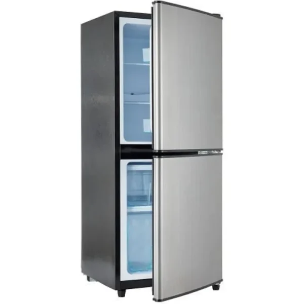Réfrigérateur bi-zone basse consommation 106L réfrigérateur 60L + congélateur 4 étoiles 46L, 7 réglages de température éclairage
