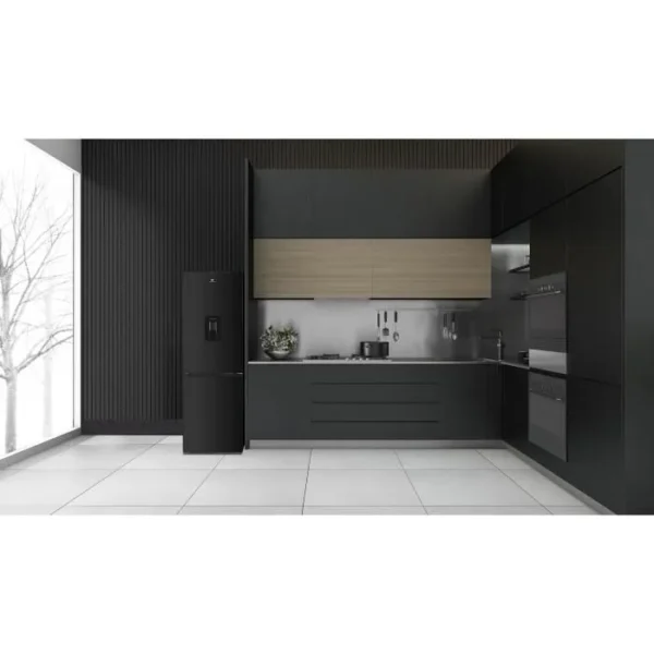 Réfrigérateur congélateur bas CONTINENTAL EDISON - 251L -Total No Frost(Sans givre) - Noir - L 55 cm x H 180 cm – Image 3