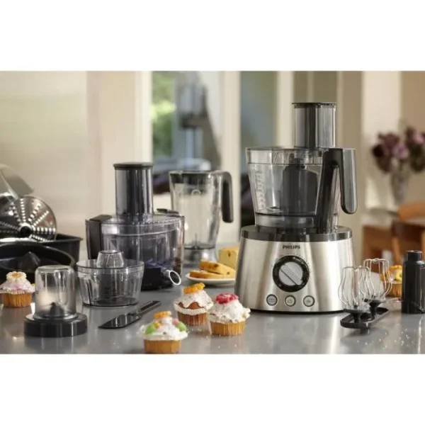 Robot de cuisine 6-en-1 - PHILIPS - HR7778/00 - 1300 W - 3,4 L - Inox – Image 3