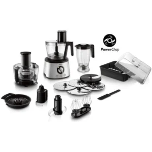 Robot de cuisine 6-en-1 - PHILIPS - HR7778/00 - 1300 W - 3,4 L - Inox