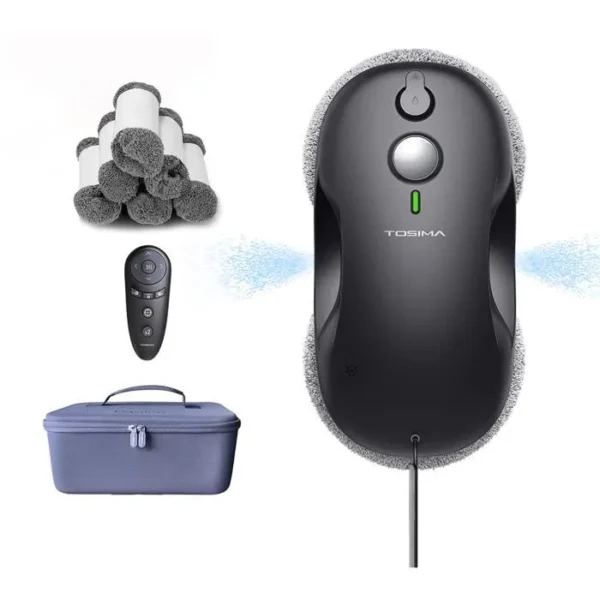 TOSIMA W3 Robot Nettoyeur Vitre - Gicler l'eau Automatique - Télécommandé